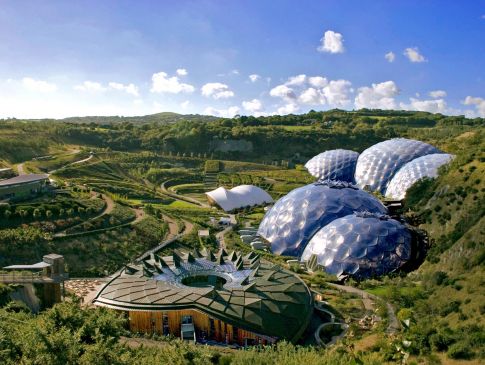 The Eden Project in Cornwall.