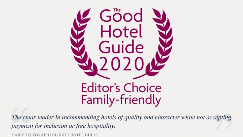 The Good Hotel Guide logo and description