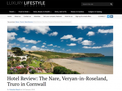 The Nare in Luxury Lifestyle magazine.