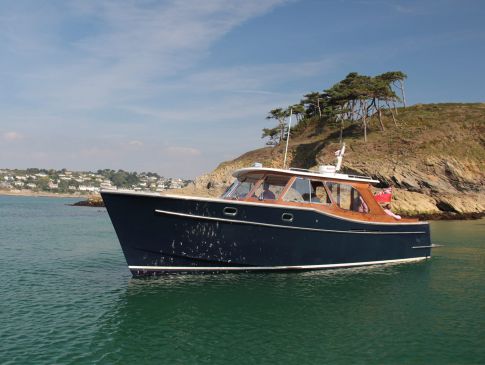 The Nare hotels' 38-foot gentleman's motor launch, Alice Rose.