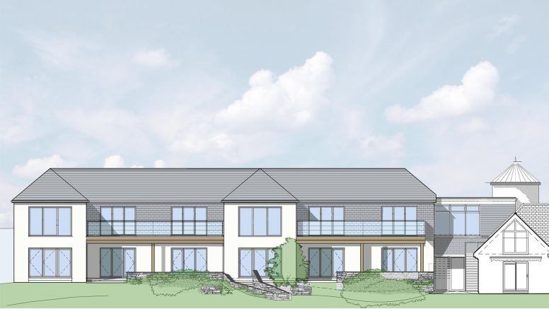An architect's render of the Whittington Suites at The Nare