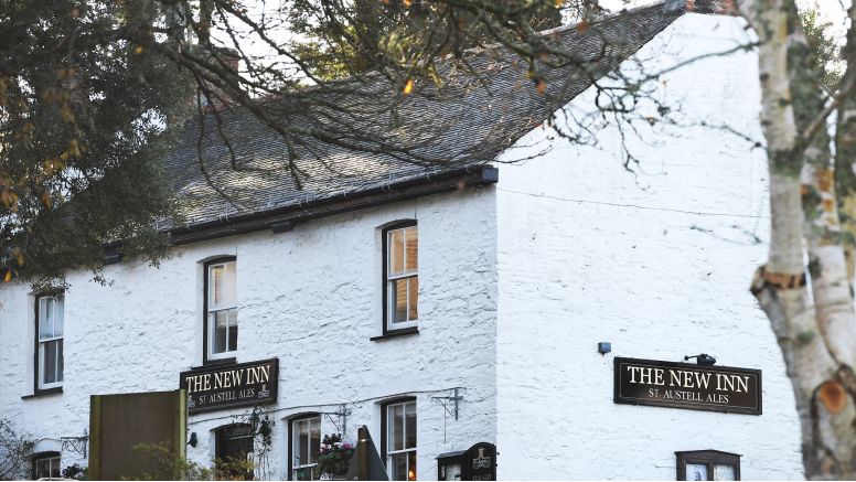 The New Inn pub in Veryan.