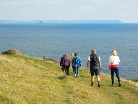 Stunning sea views on the walk from St Anthony's Head