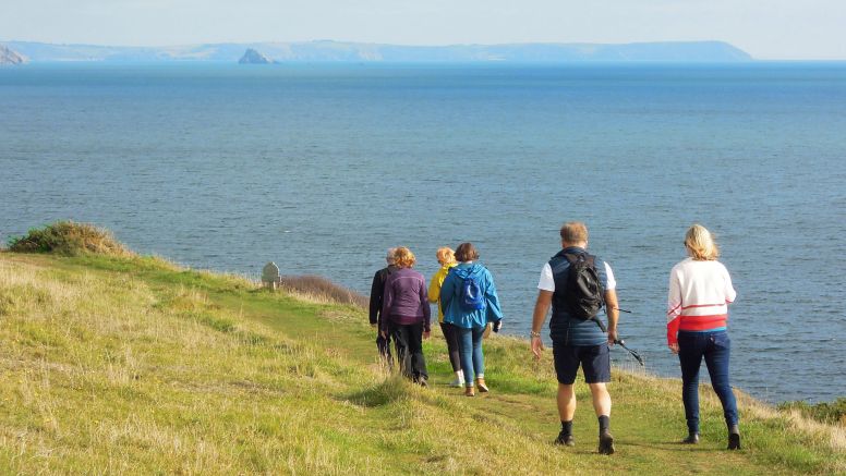 Stunning sea views on the walk from St Anthony's Head