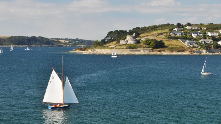 Views over the Fal River estuary